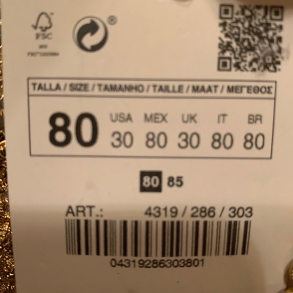 NWT. Zara Golden Bejewelled Belt. - Picture 5 of 5